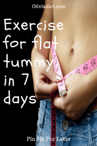 exercise to reduce tummy fat in 7 days