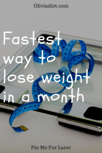 lose weight in a month diet and exercise plan