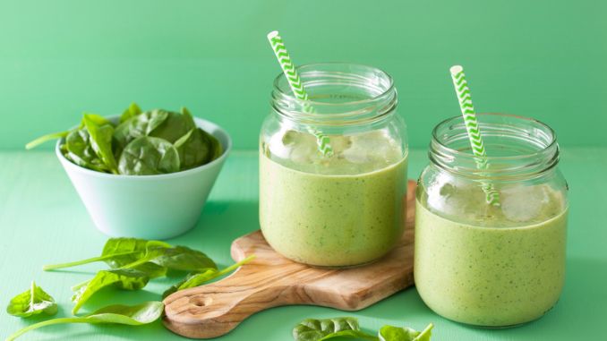 Sweet Spinach Smoothie- detox smoothies for weight loss