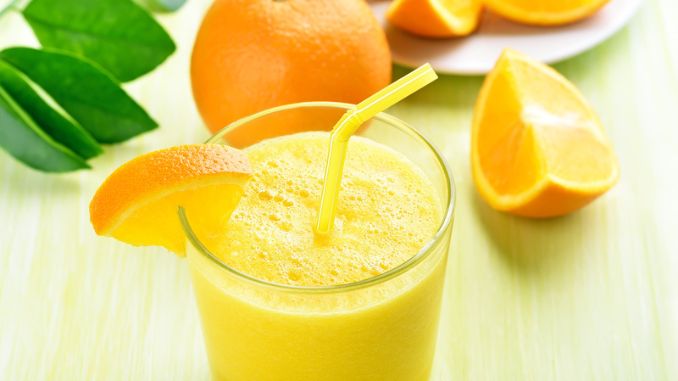 orange smoothie