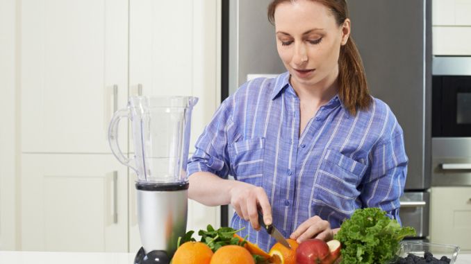 Chopping Fruits- Fresh Juice Blender