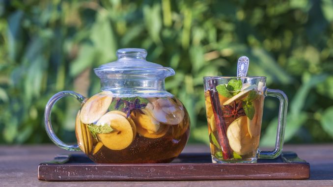 apple-tea-glass-pot-mug - Weight Loss Gummies