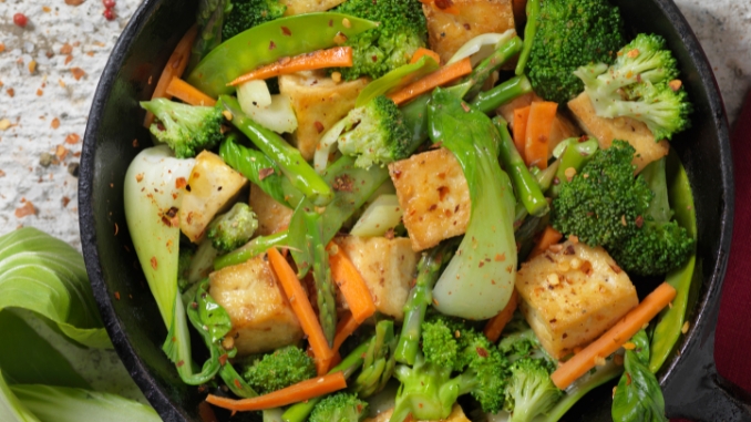 Tofu and Vegetable Stir Fry