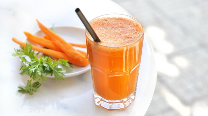 carrot juice - Liver Detox Juice