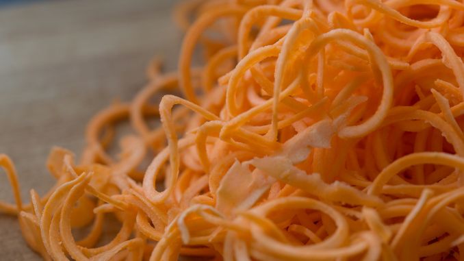 Sweet Potato Noodles - vegetable substitute for pasta