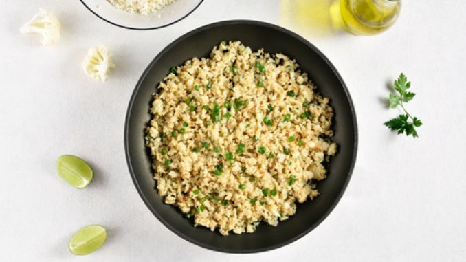 cauliflower-rice - vegetable substitute for pasta