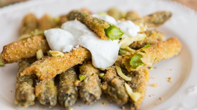 fried-asparagus - French fry alternatives