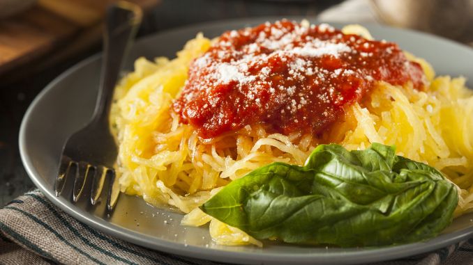 spaghetti squash - vegetable substitute for pasta