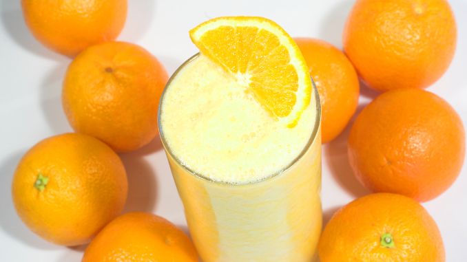 Orange Creamsicle Smoothie - recovery drink recipe