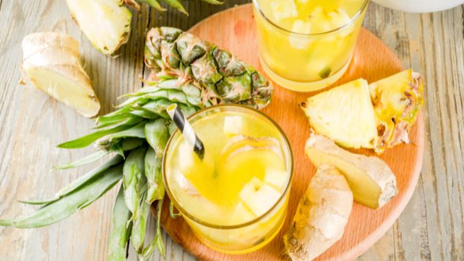 Pineapple Ginger Electrolyte Drink