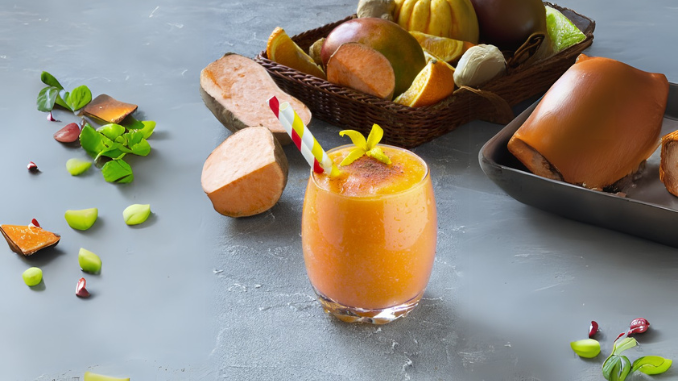 Sweet Potato Power Shake - recovery drink recipe