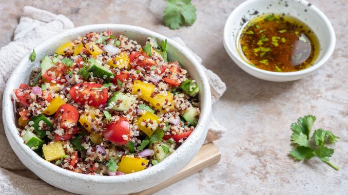 quinoa-tabbouleh-salad - mediterranean diet recipes