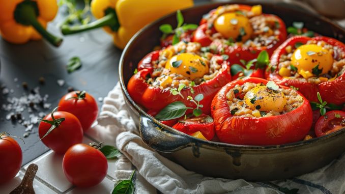 stuffed-peppers - mediterranean diet recipes