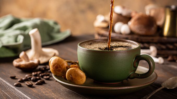 mushroom-coffee-in-green-cup